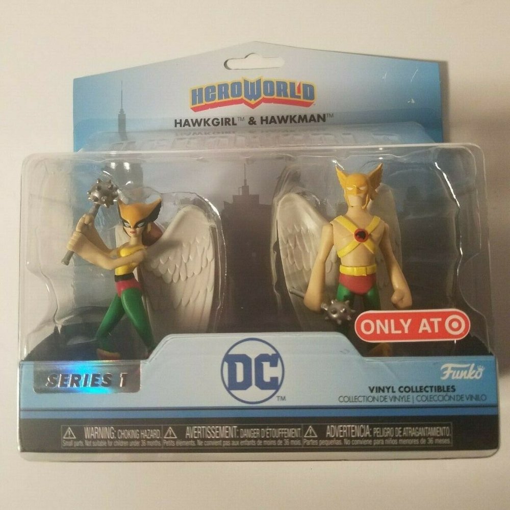 Heroworld hawkman hawkgirl dc comics funko new
